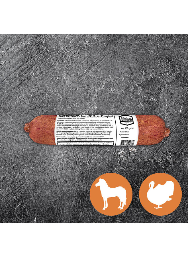 Paard Kalkoen Compleet