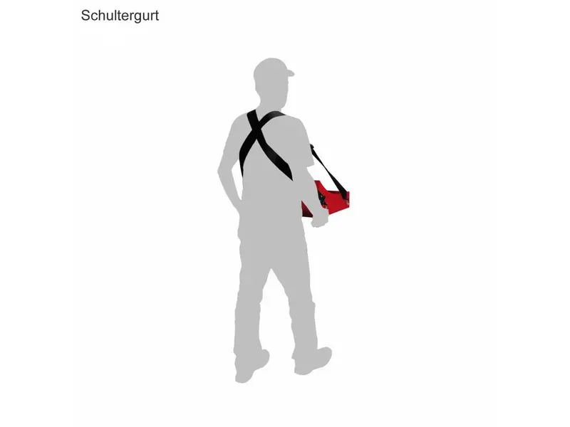 Bauchladen Biscotto mit Kassenfach und 5 Fächern: Größe L