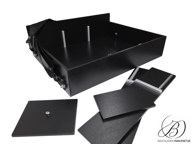 Hawker´s tray Roma with money box