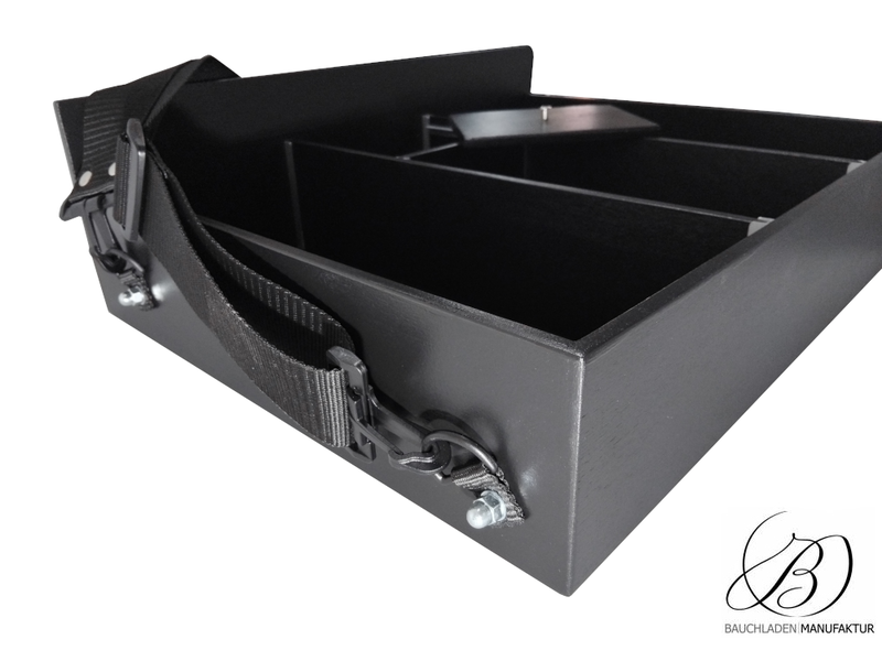Hawker´s tray Roma with money box