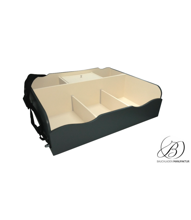 Bauchladen Biscotto mit Kassenfach und 5 Fächern: Gröẞe L