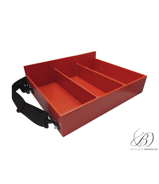Hawker´s Tray Roma / M / Fire red with seperator