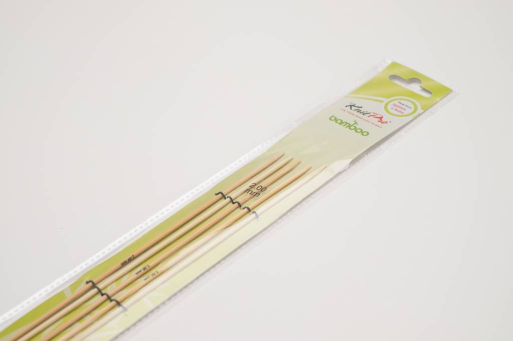 KnitPro KnitPro Bamboo kousennaalden - 20cm