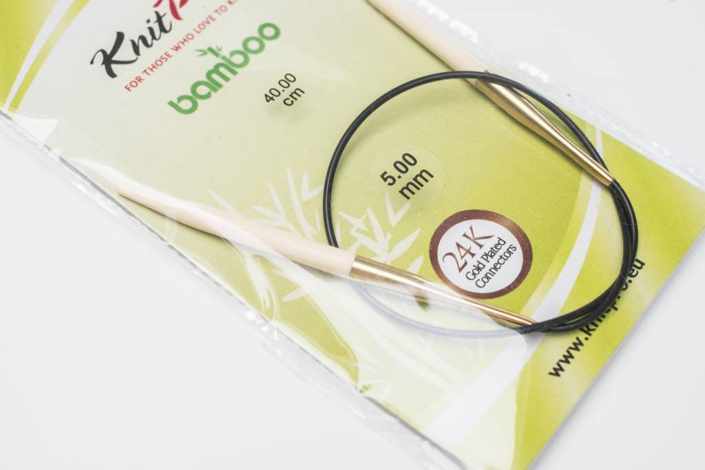 KnitPro Knitpro Bamboo rondbreinaald - 40cm