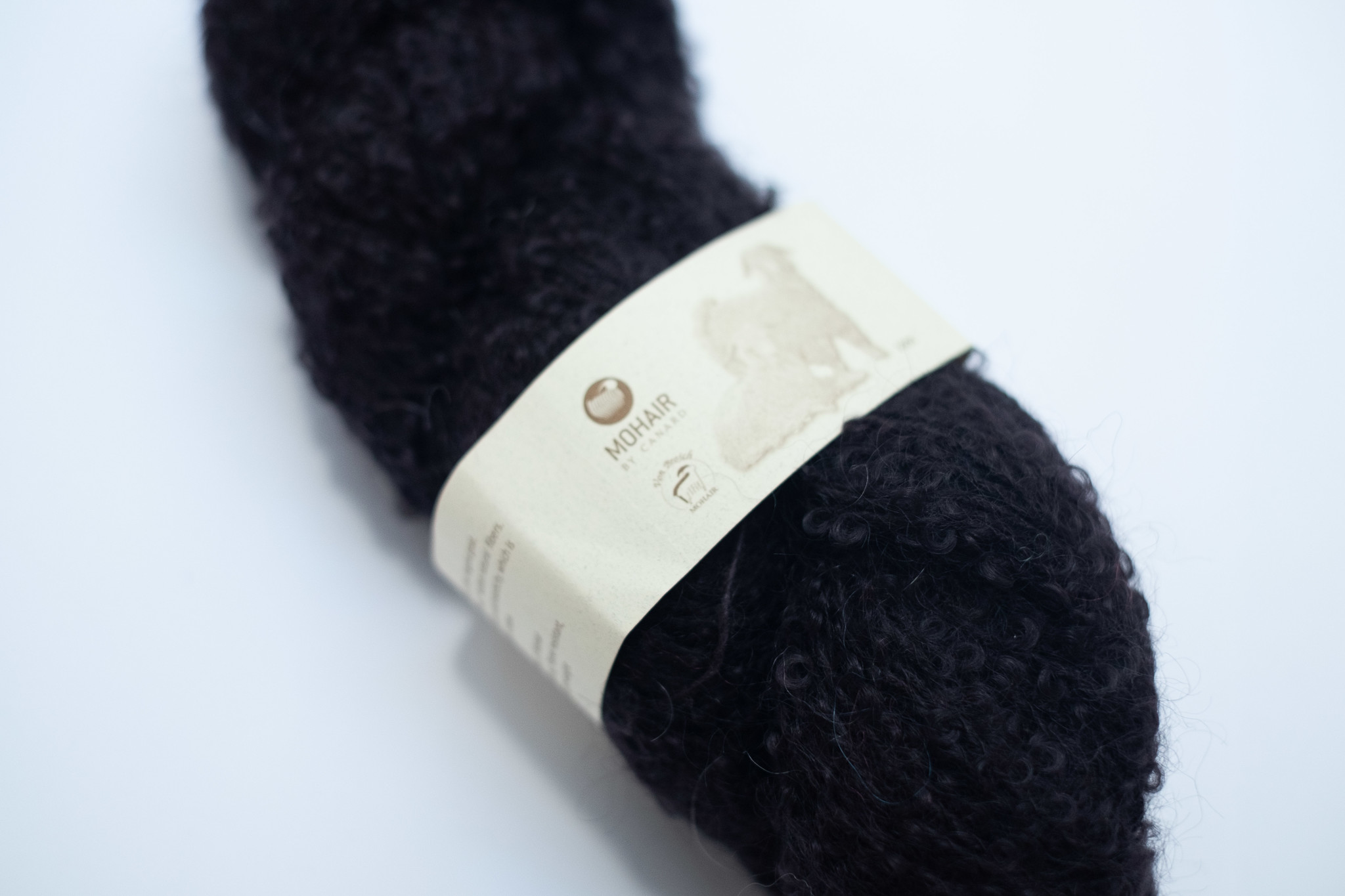 Mohair By Canard Mohair By Canard bouclé - Zwart 1036