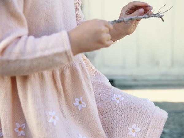 Filcolana Blomestreng kinderkleedje breipakket