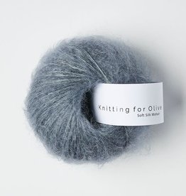 knitting for olive Knitting for Olive Silk Mohair - Dusty Petroleum Blue