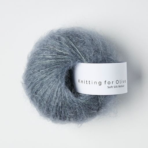 knitting for olive Knitting for Olive Silk Mohair - Dusty Petroleum Blue