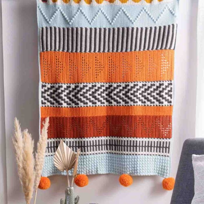 Mix & Match Modern crochet blankets - Esme Crick