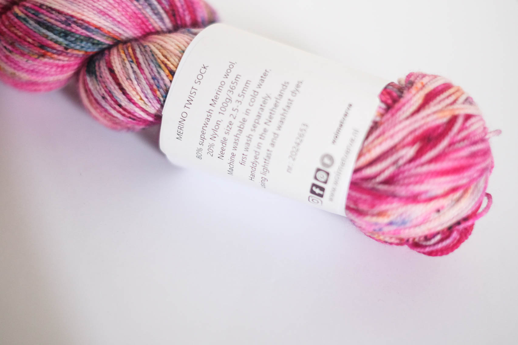 Wol met Verve Wol met Verve Merino Twist Sock - 20242650
