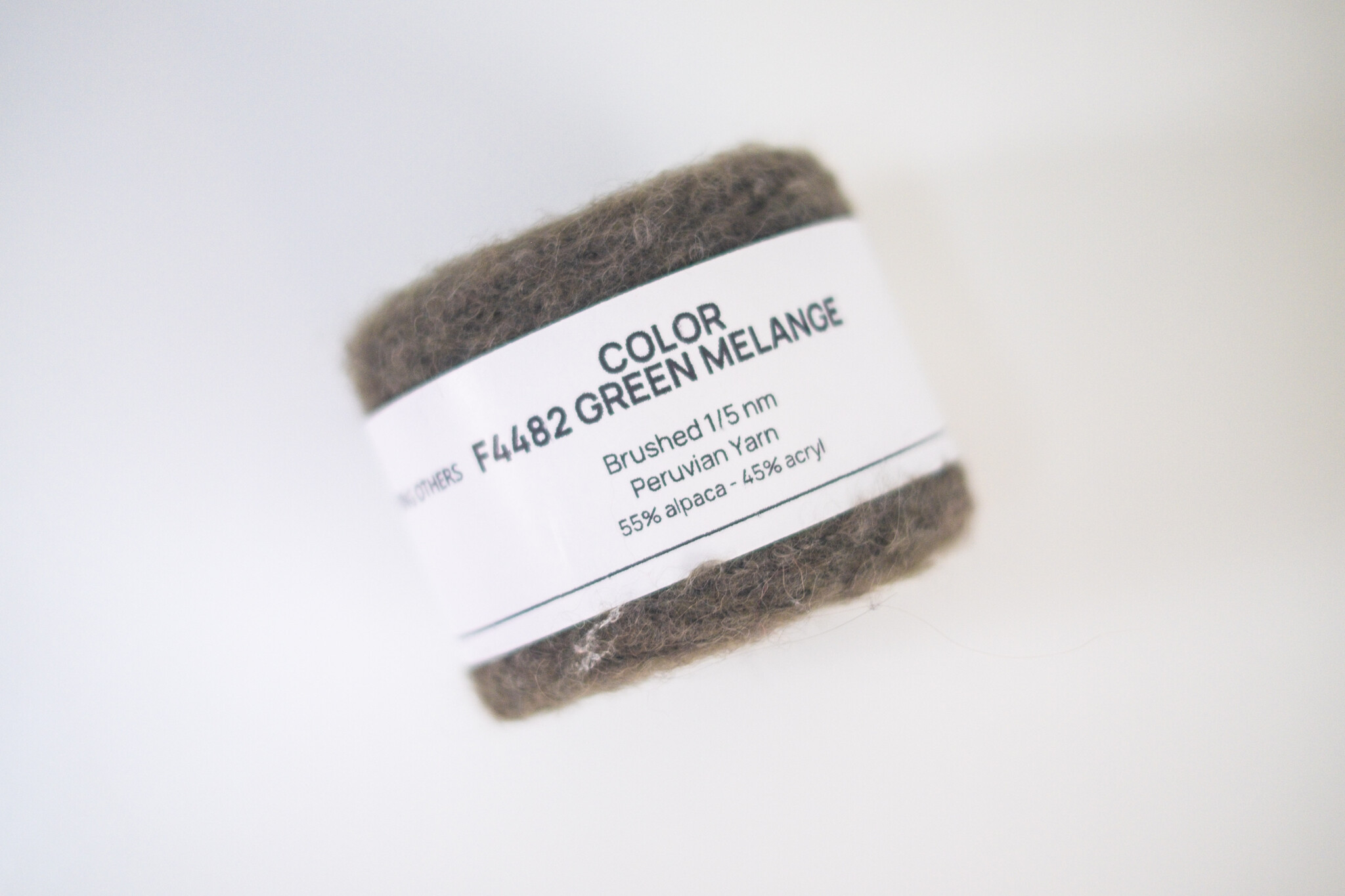 Solid Solid Brushed - Green Melange F4482