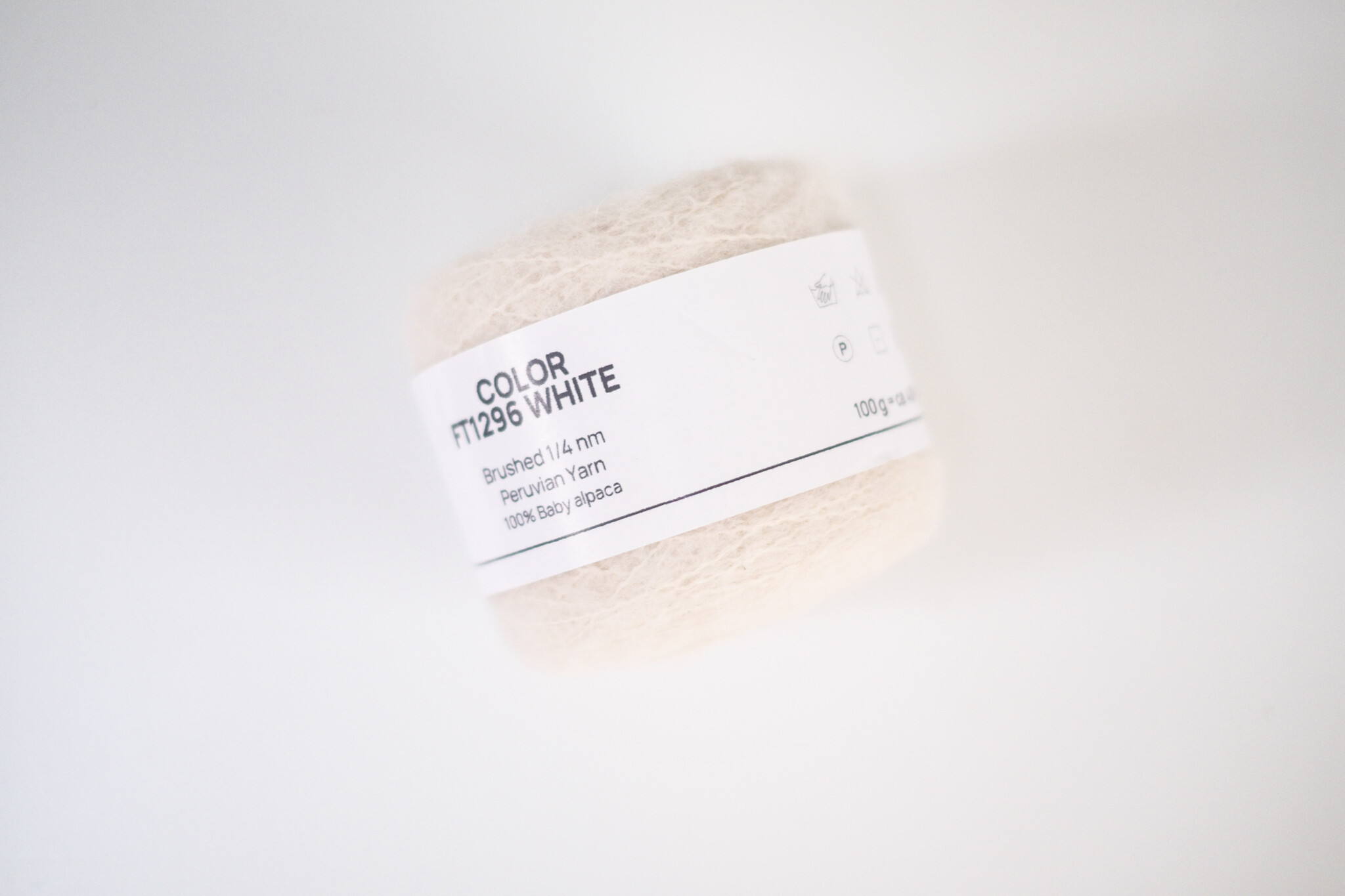 Solid Solid Baby Brushed - White FTE1296