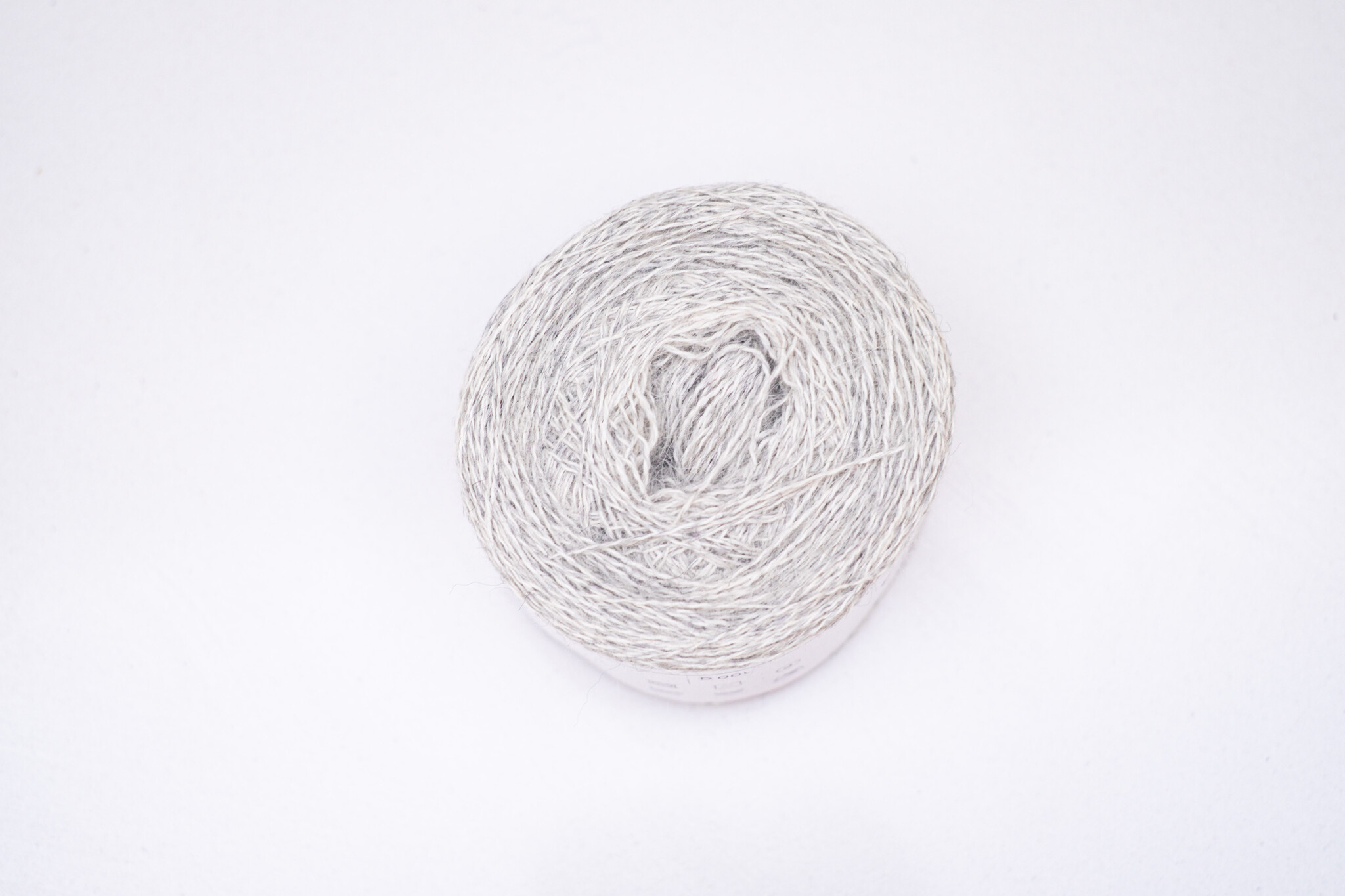 Solid 2-ply Alpaca - Cream Melange 2L013