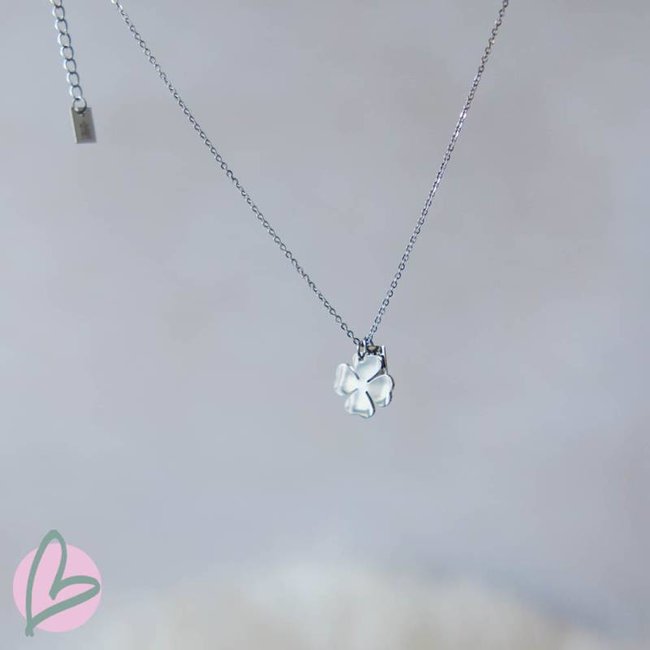 ZAG  Bijoux ketting zilver met klaver