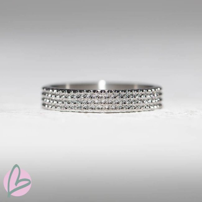 IXXXI Aanschuif ring caviar