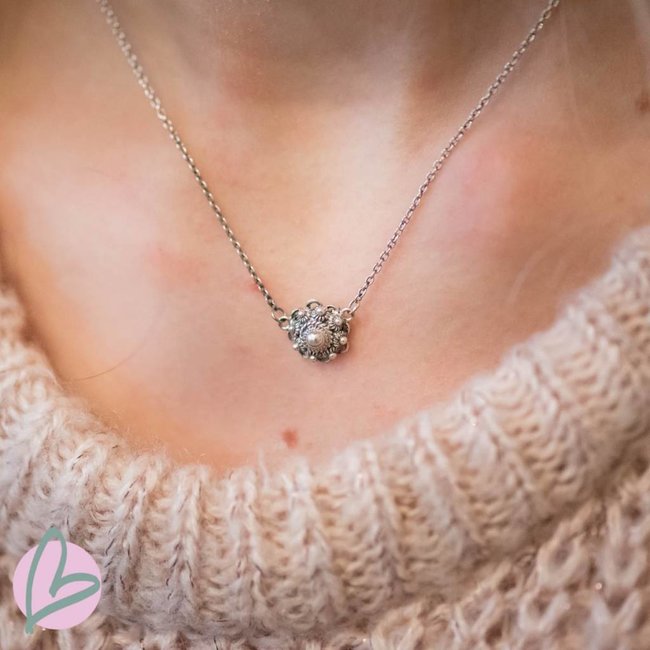 Zeeuws Echt zilveren Zeeuwse knop ketting