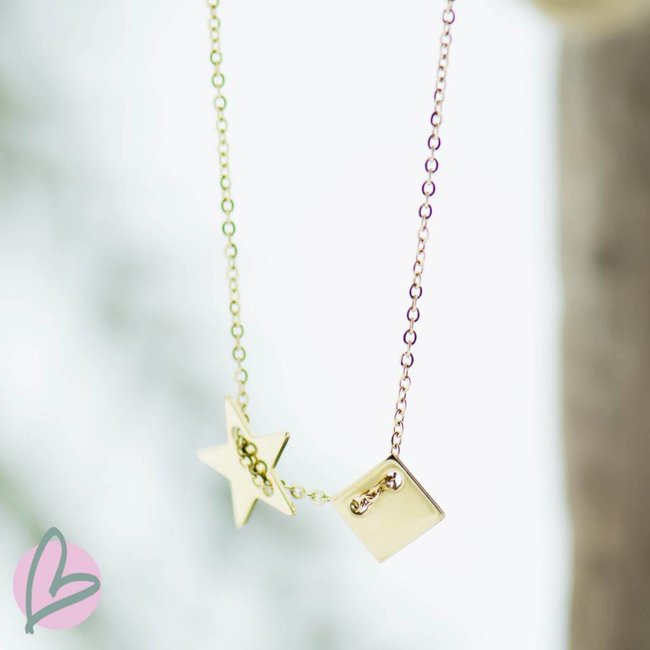 armband goud met ster