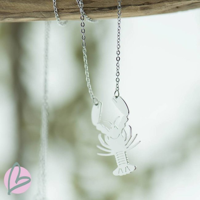 ketting zilver met kreeft