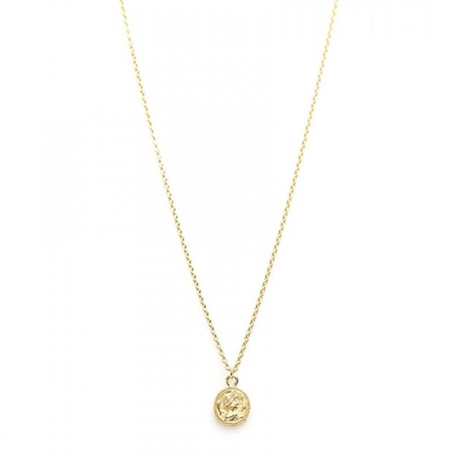 KARMA Karma ketting goud met muntje