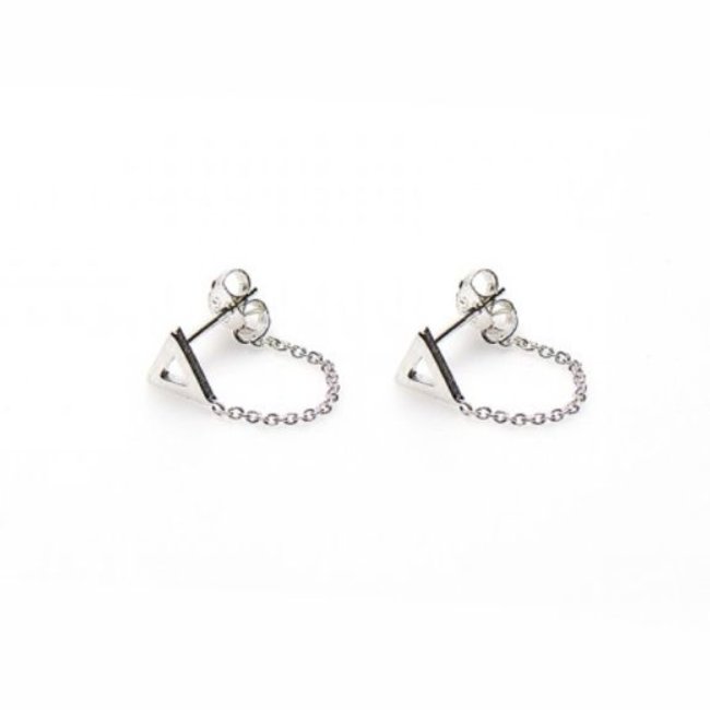 Chain Open Triangle Silver