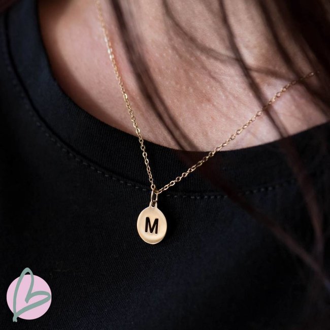 ZAG  Bijoux initial letter bedel goud