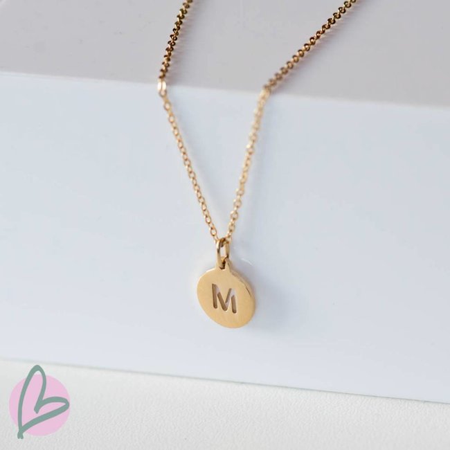 ZAG  Bijoux initial letter bedel goud