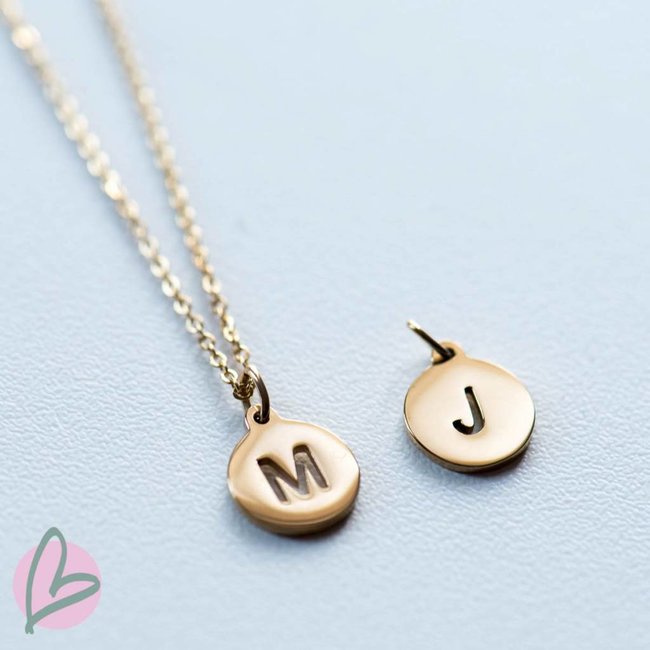 ZAG  Bijoux initial letter bedel goud