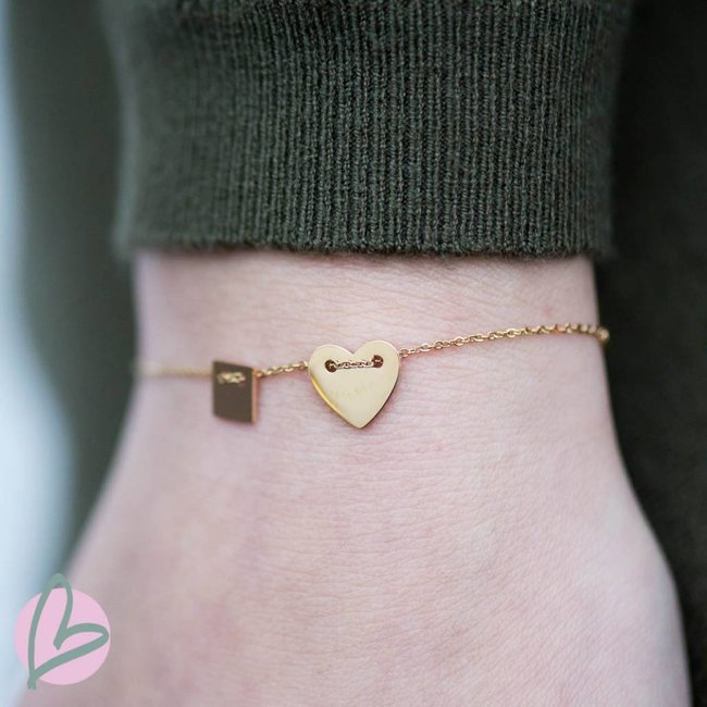 ZAG  Bijoux Straal liefde uit met deze hart armband