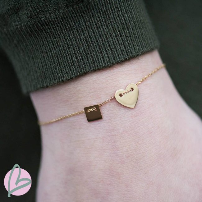 ZAG  Bijoux Straal liefde uit met deze hart armband