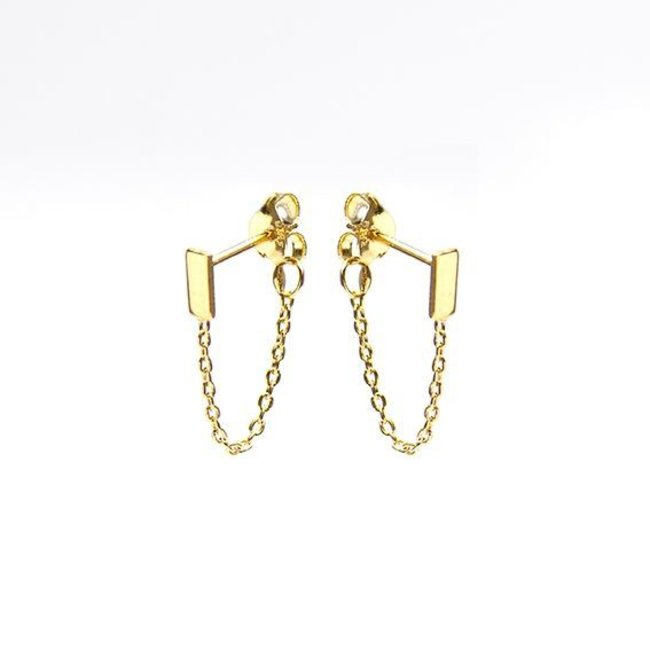 Chain Rectangle Goldplated