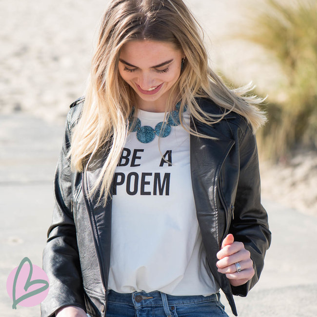 Biba Snake print ketting turquoise