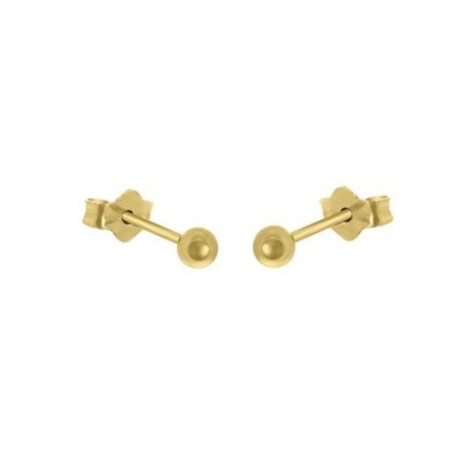 KARMA Karma Ball Earstuds Goldplated 2,5of 3MM