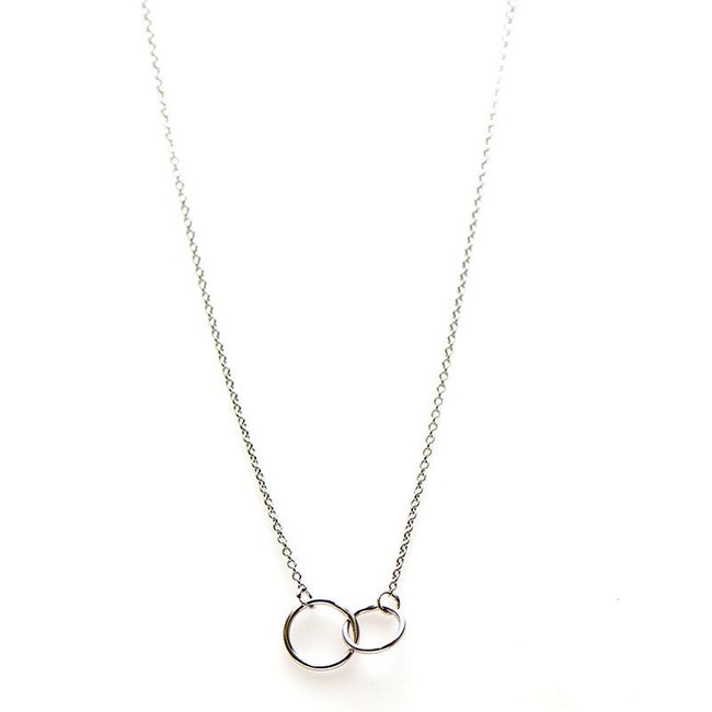 KARMA Karma Necklace Double Circle - Silver 925
