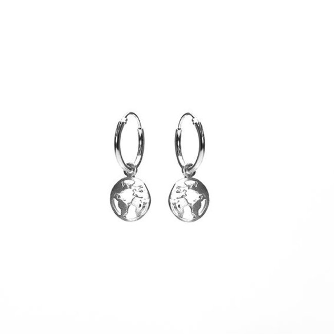 KARMA Hoops Symbols Earth - Silver 925