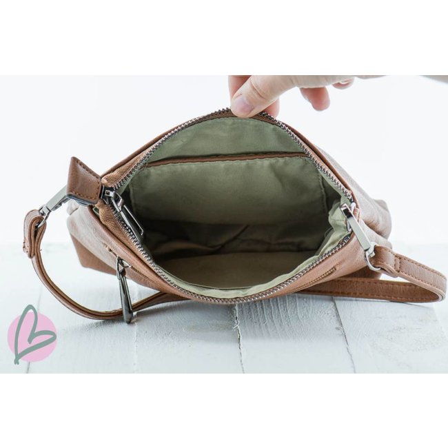 Zeeuws Zeeuwse knop tasje cognac