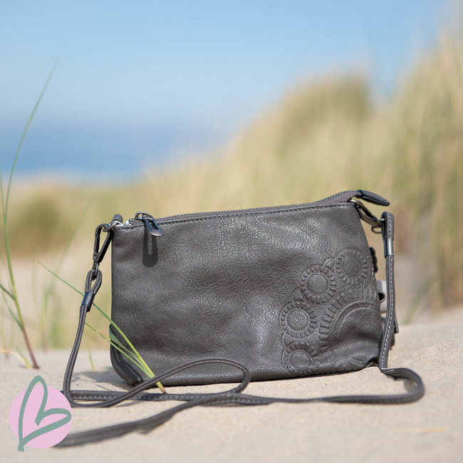 Zeeuws Zeeuwse knop tasje grijs