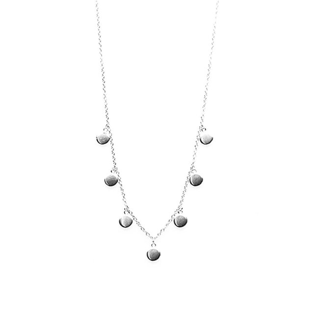 Karma Necklace muntjes zilver 925