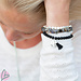 Biba armband zwart met kwast