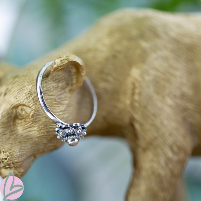 Zeeuws Zilveren Zeeuwse knop ring 10mm