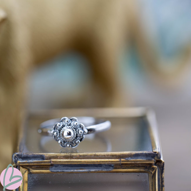 Zeeuws Zilveren Zeeuwse knop ring 10mm