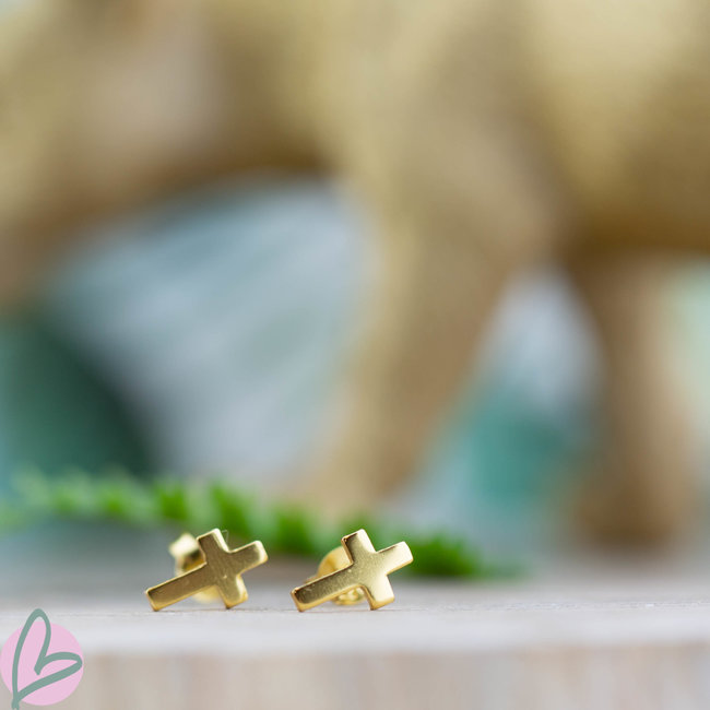 Symbols Mini Cross gold