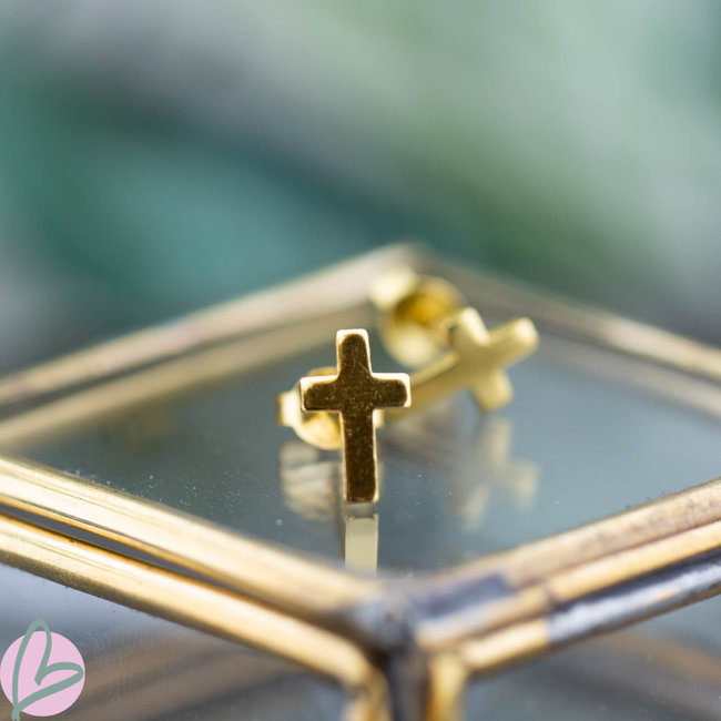 Symbols Mini Cross gold