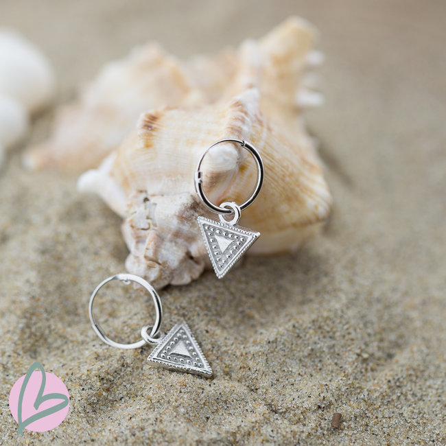 Hoops Symbols triangle driehoek bewerkt silver 925