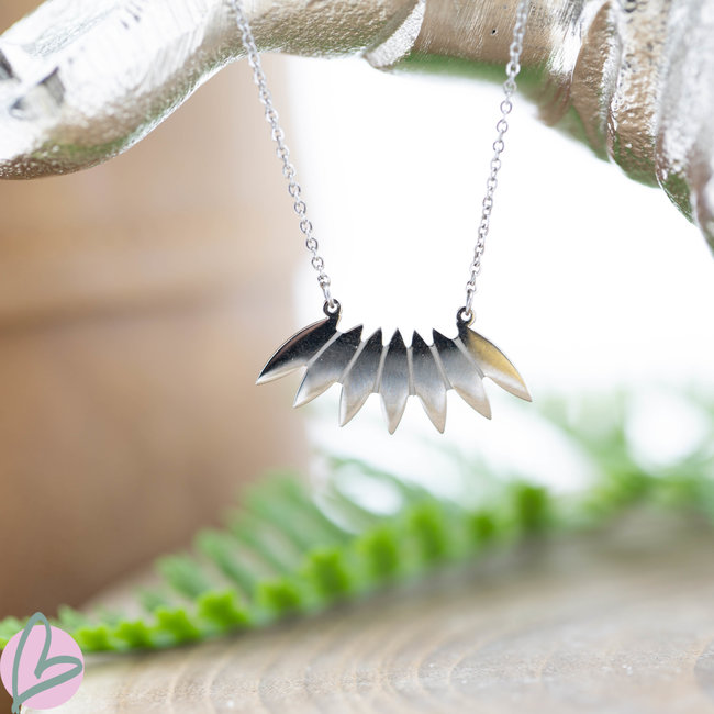 ZAG  Bijoux Ketting zilver veren