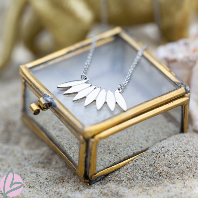 ZAG  Bijoux Ketting zilver veren