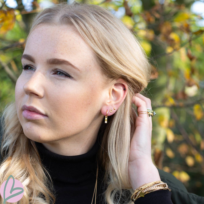 KARMA Karma Symbols Dots Open Circle Goldplated