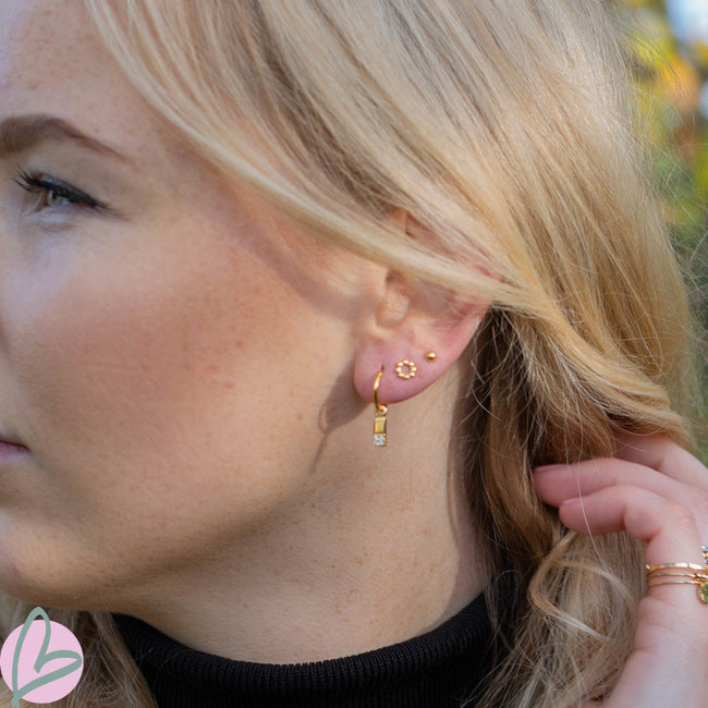 Karma Symbols Dots Open Circle Goldplated