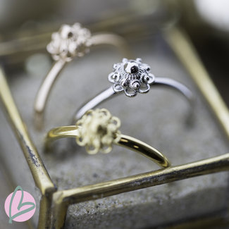iXXXi aanschuifring 2mm met Zeeuwse knop in zilver - Beadle
