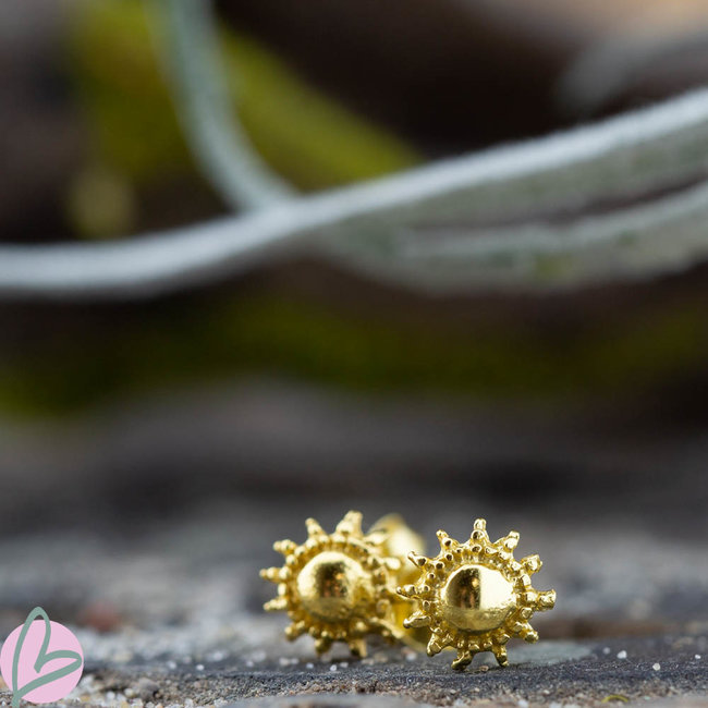 KARMA Symbols Silver 925 sun goldplated