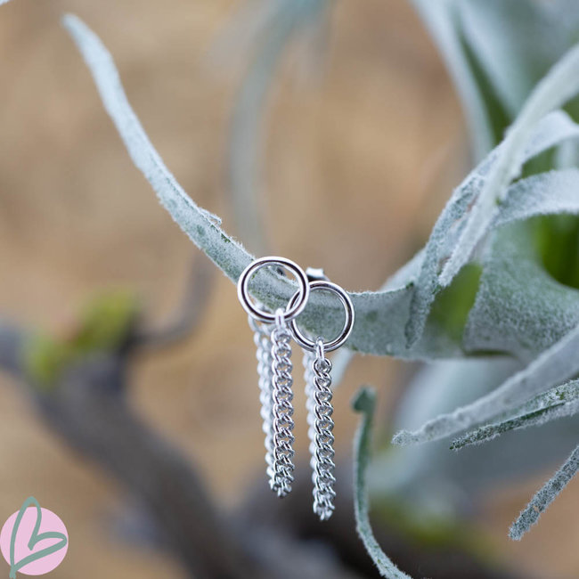 KARMA Chain Open Circle 2 Silver